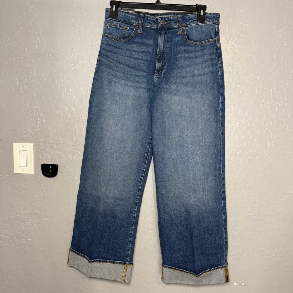 Joes Panama Womens High Rise Wide Leg Jean, 32